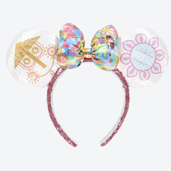 Tokyo Disney Resort 2022 Headband Ears Minnie It's A Small World Disneyland